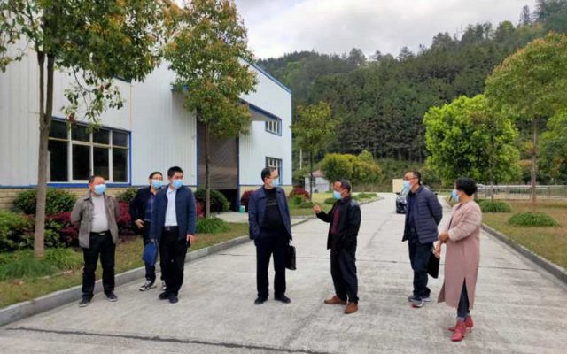 2020年州農(nóng)業(yè)局杜局長(zhǎng)一行人來工廠視察